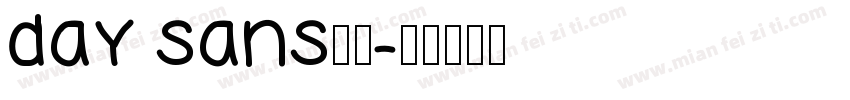 DAY SANS字体字体转换